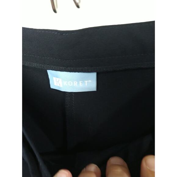 Koret Woman 36X27.5 Pants Blue Pleated Career Professional Straight - Picture 8 of 11